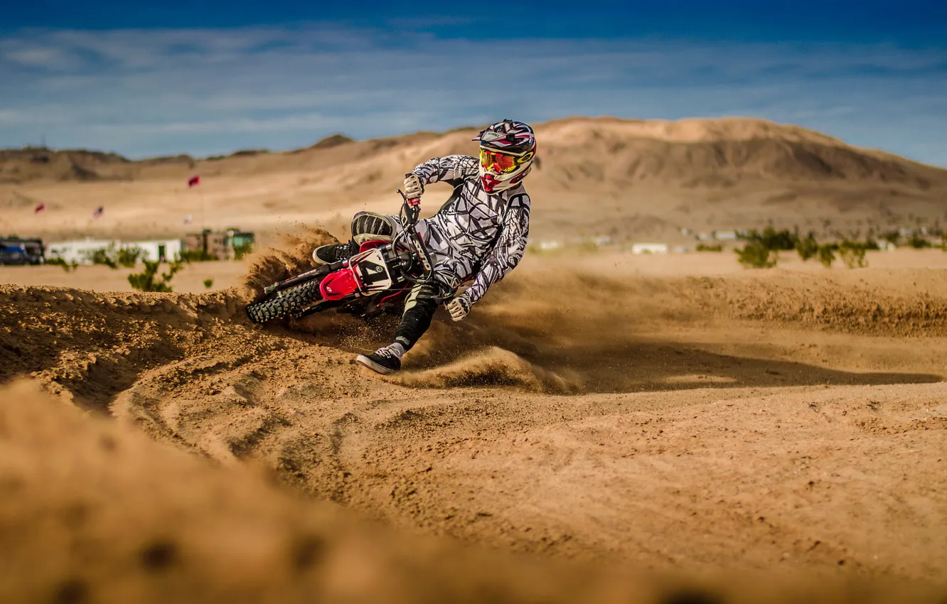 Photo wallpaper race, sport, motorcycle