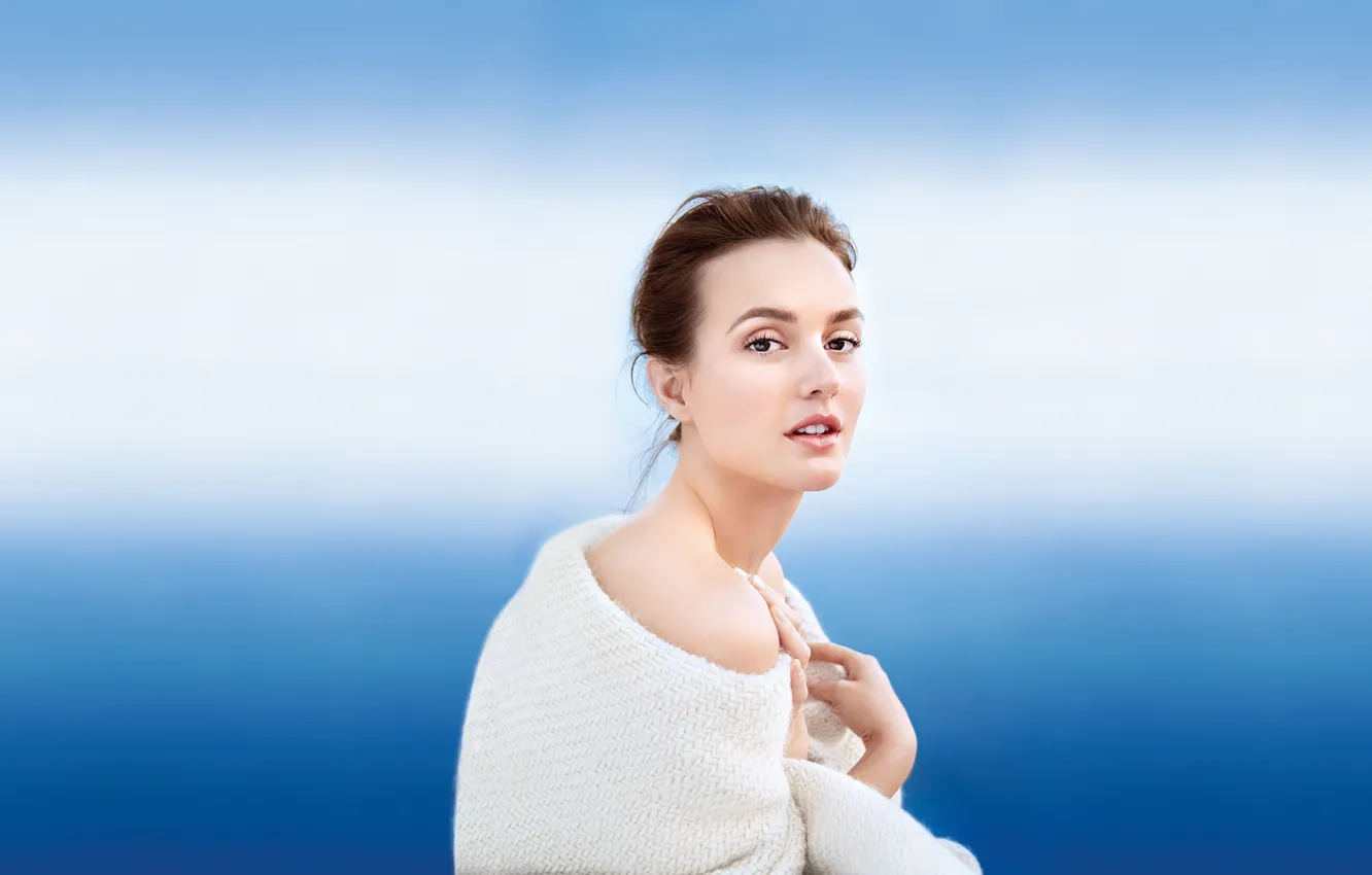 Photo wallpaper look, actress, Leighton Meester