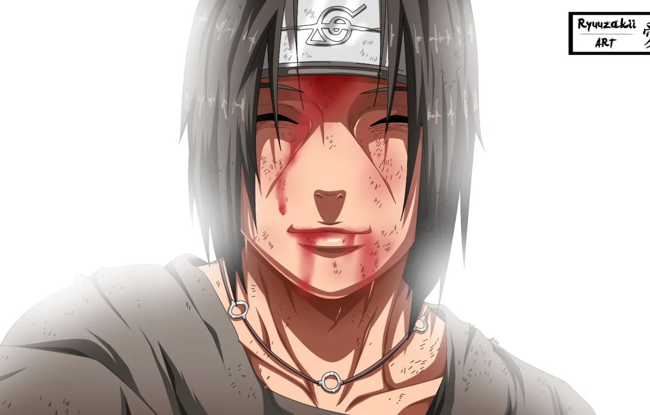 Photo wallpaper blood, guy, Naruto, Naruto, Itachi Uchiha