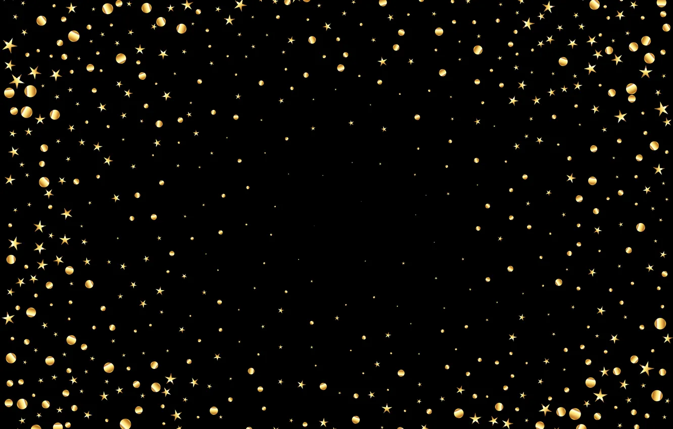 Photo wallpaper balls, glare, lights, background, holiday, texture, point, gold