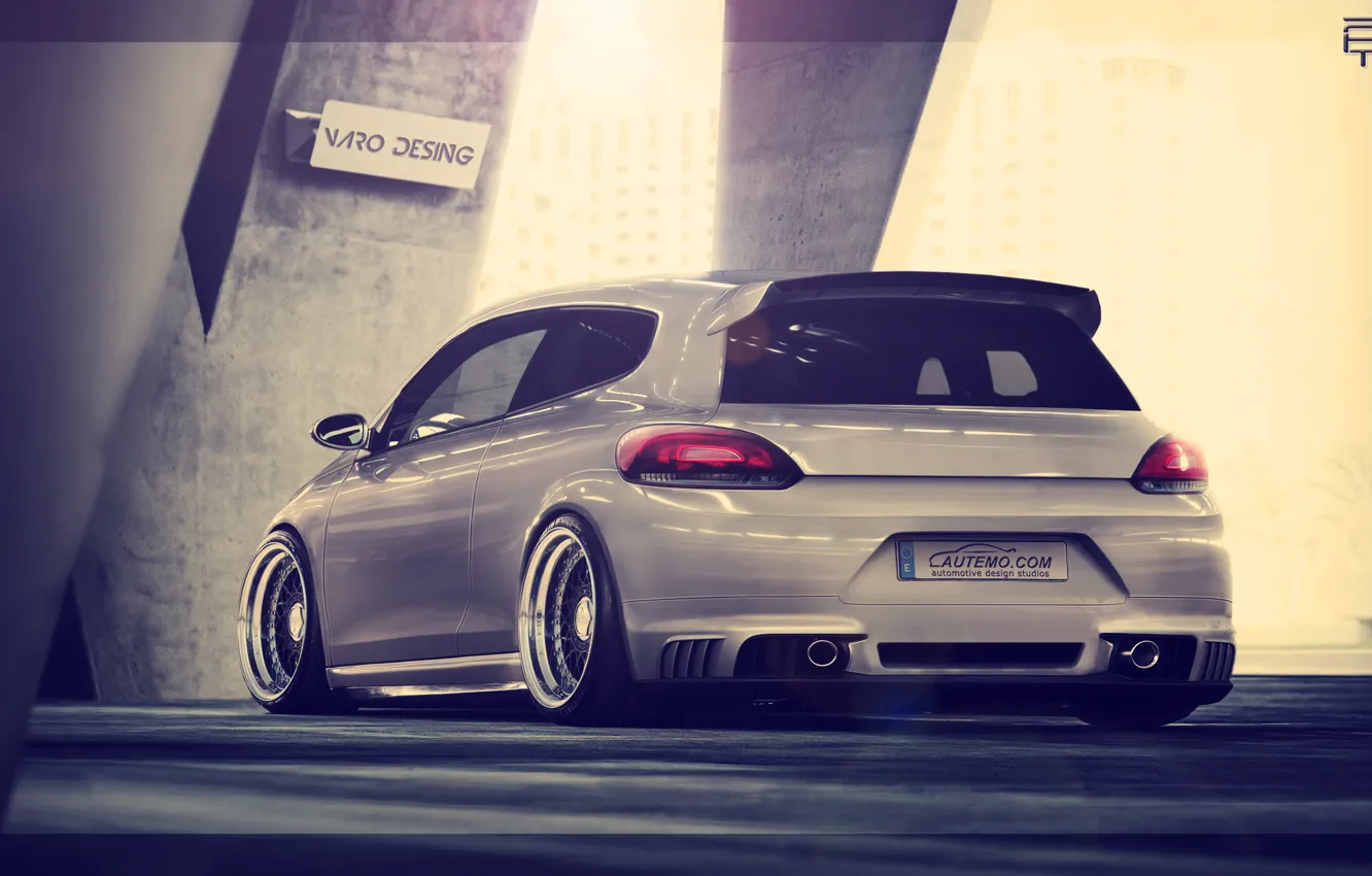 Photo wallpaper tuning, photoshop, volkswagen, scirocco