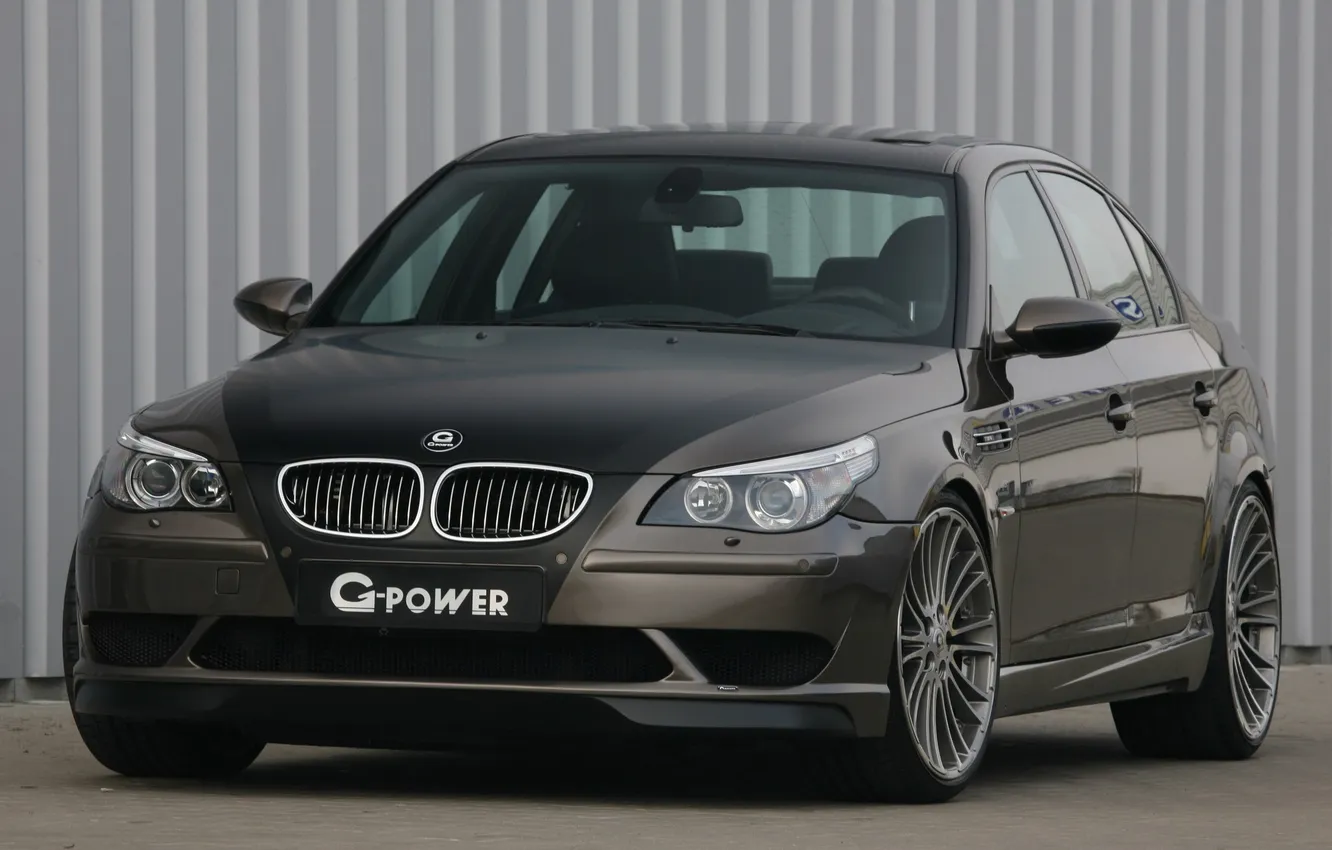 Photo wallpaper BMW, G-Power, E60