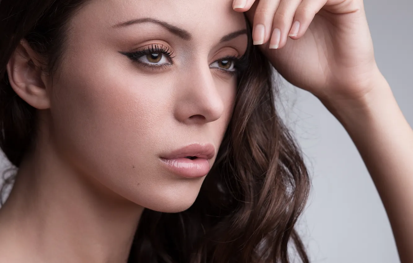 Photo wallpaper look, girl, portrait