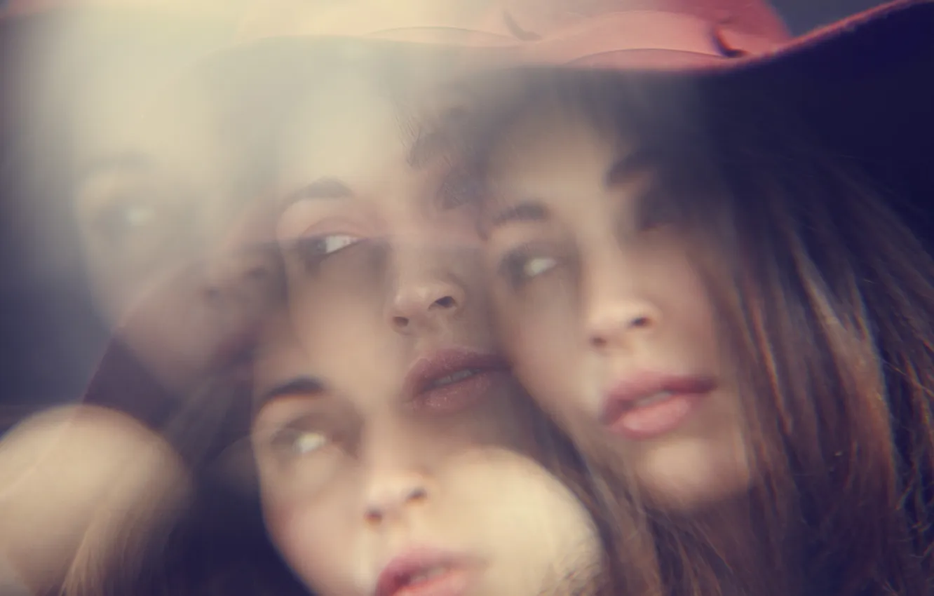 Photo wallpaper girl, Megan Fox, actress, brunette