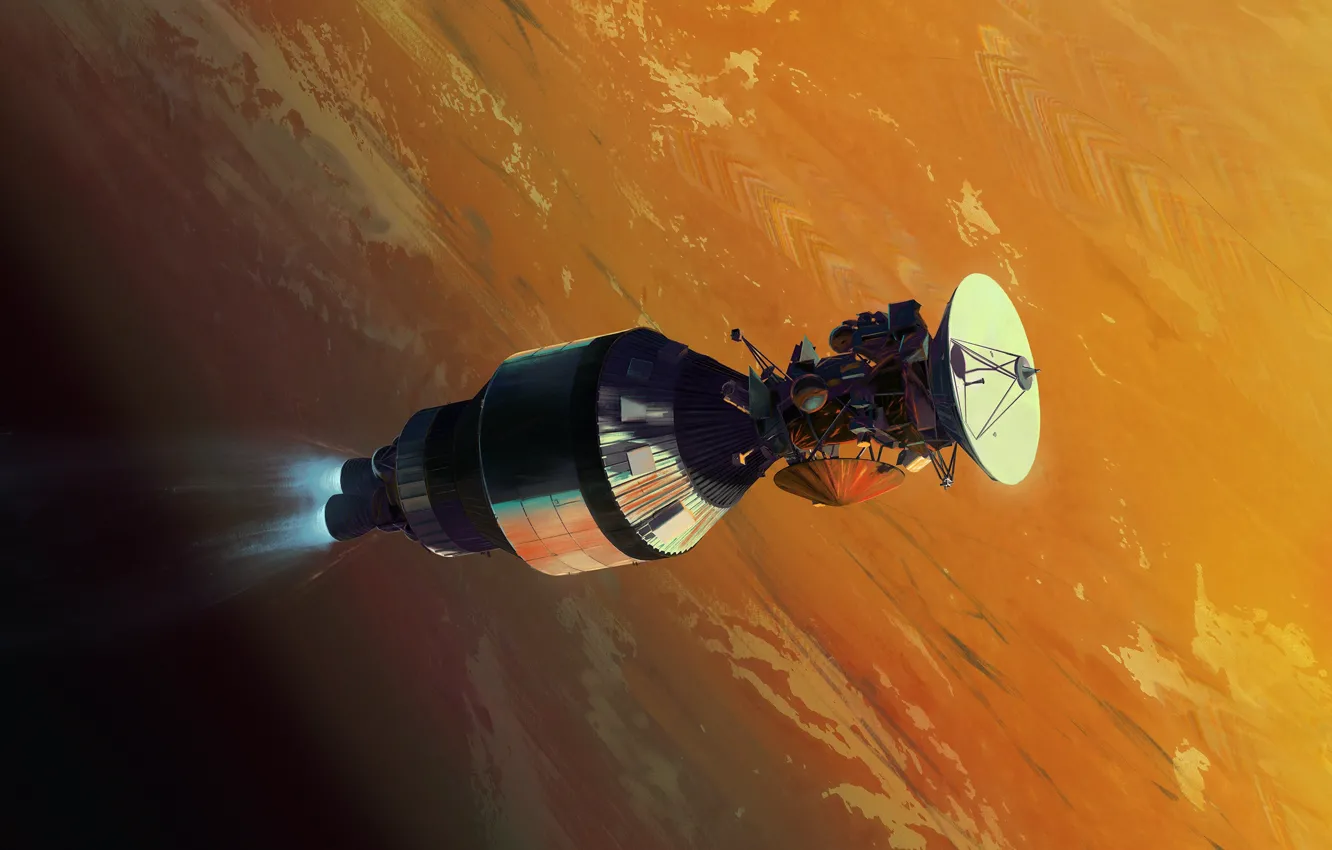 Photo wallpaper space, surface, planet, camera, Cassini on Centaur