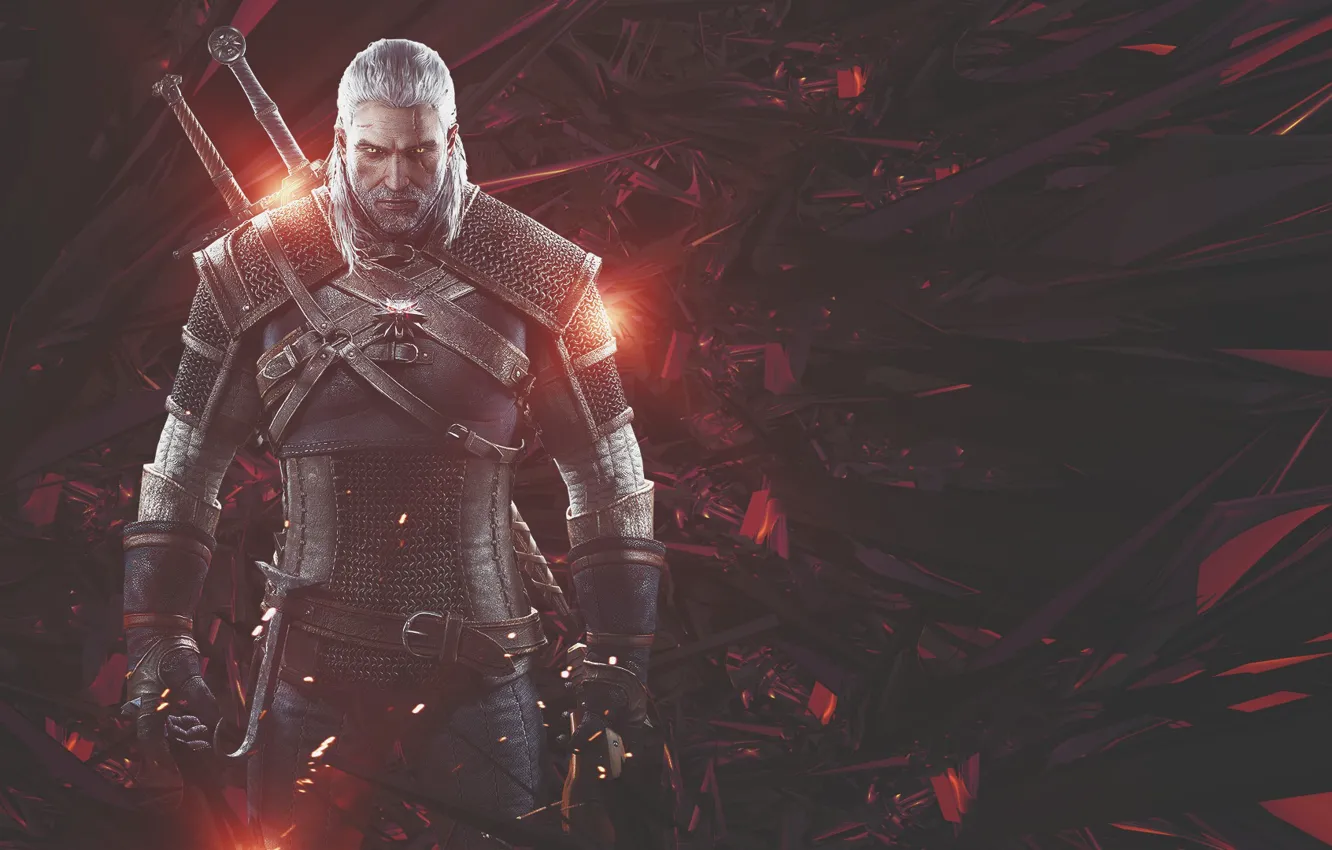 Photo wallpaper The Wild Hunt, The Witcher 3, The Witcher 3, Wild Hunt, The Witcher