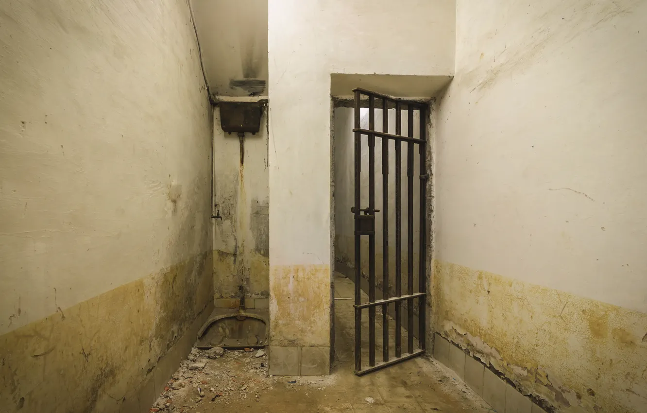 Photo wallpaper camera, the door, prison