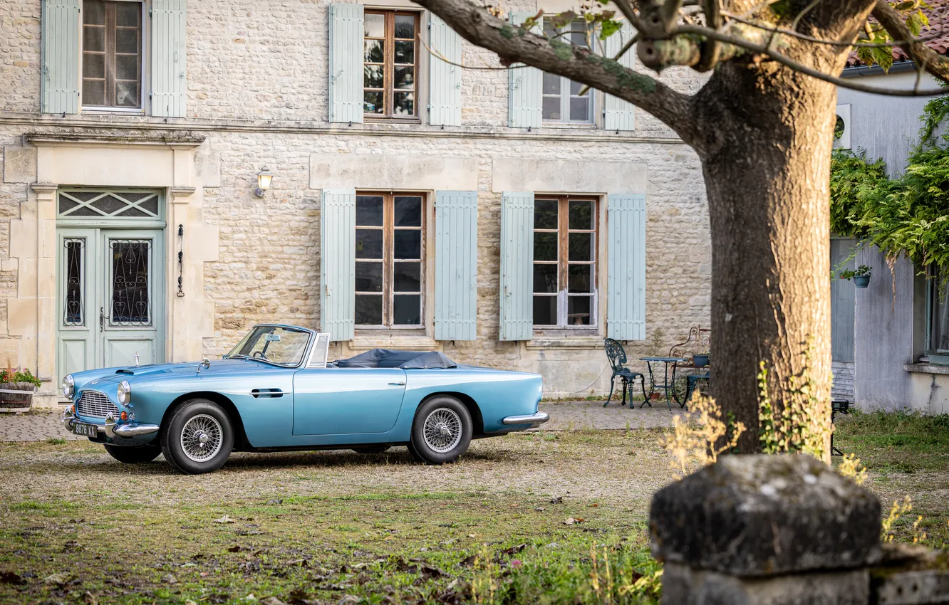 Photo wallpaper Aston Martin, 1963, DB4, Aston Martin DB4 Convertible