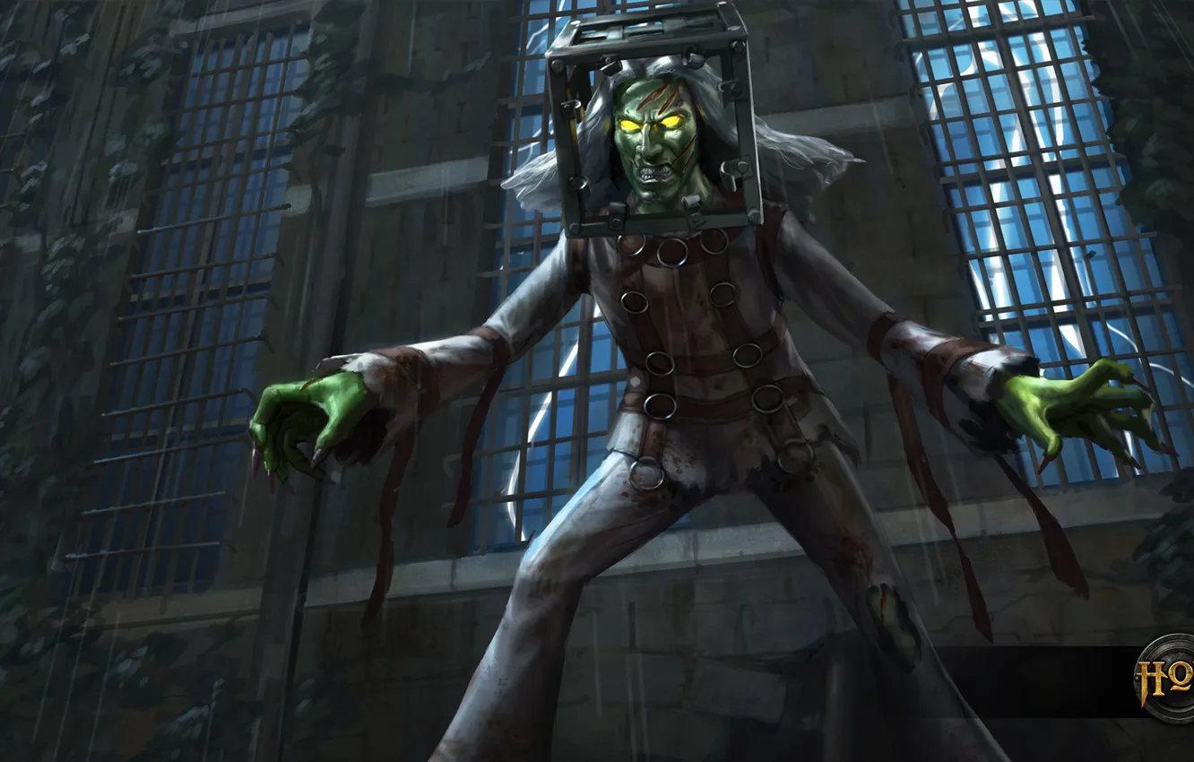 Photo wallpaper darkness, evil, corpses, dead, Heroes of Newerth, Madman, Raving, Raving Madman