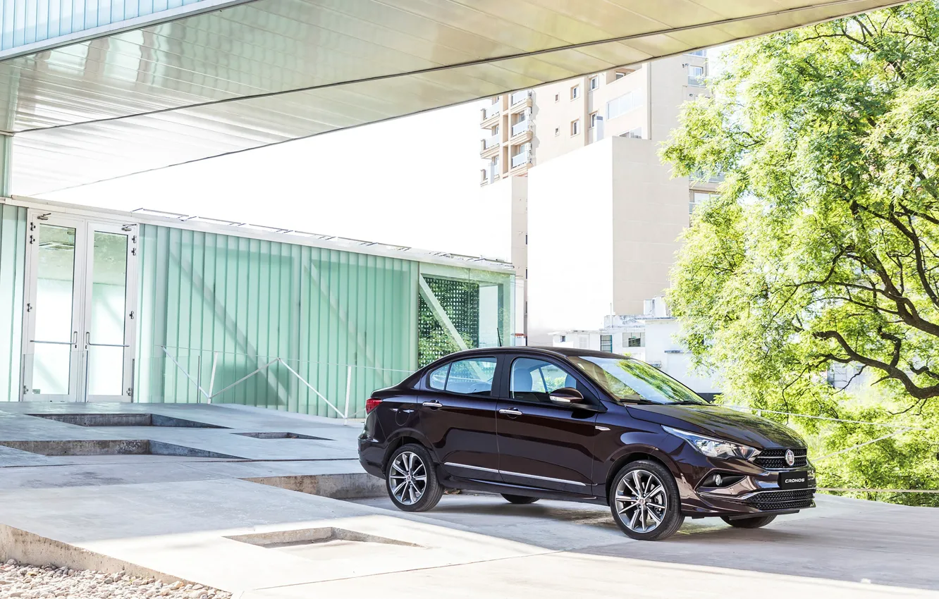 Photo wallpaper street, precision, Fiat, cronos