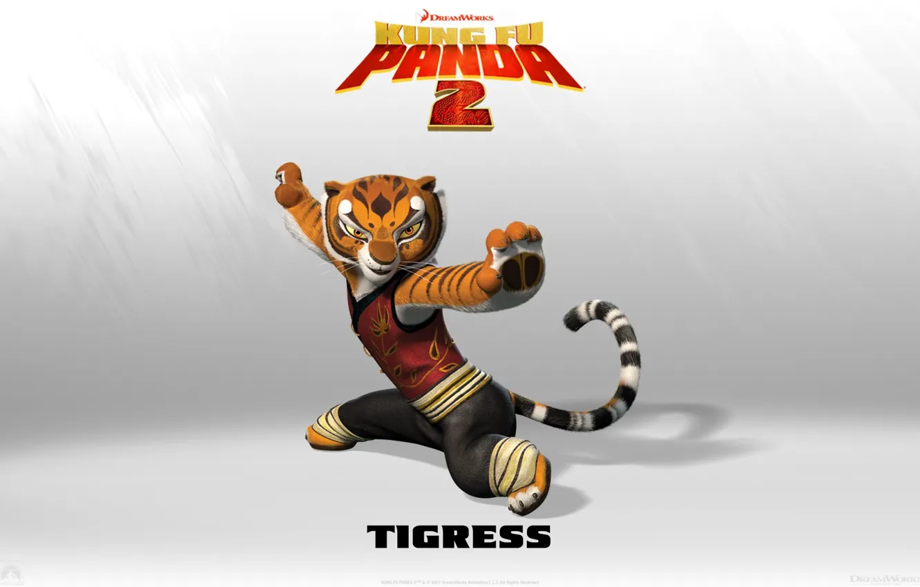 Photo wallpaper weapon, tiger, kung Fu, Kung fu Panda, kung Fu Panda 2, tigeress