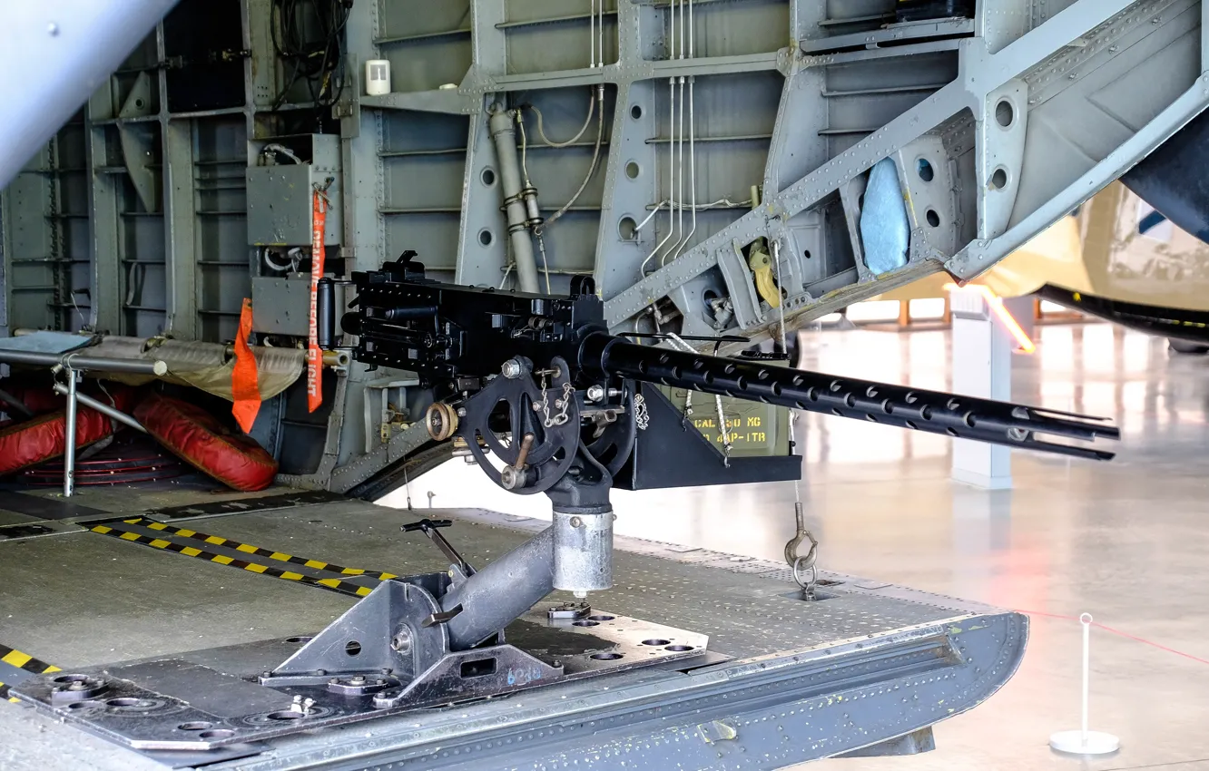 Photo wallpaper weapons, machine gun, easel