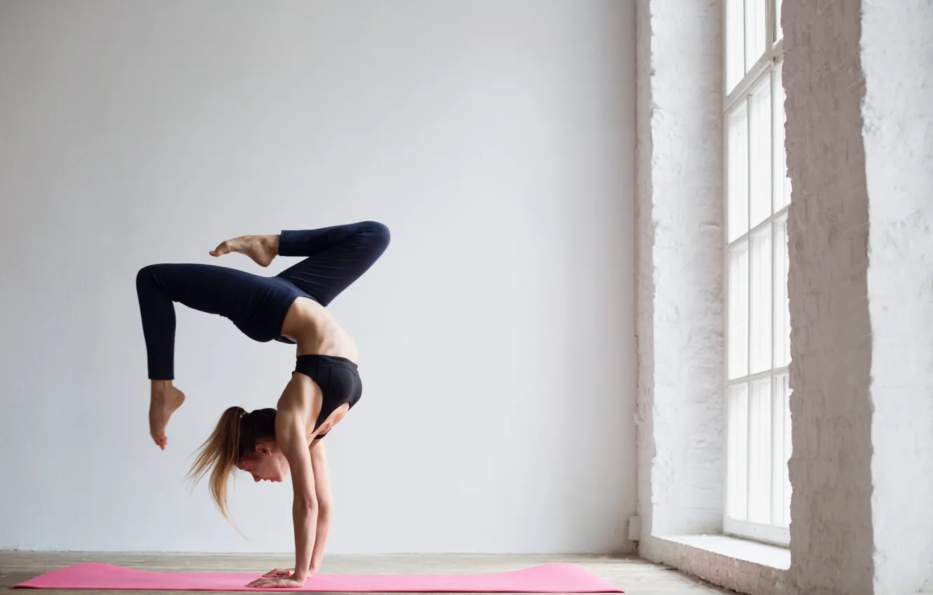 Photo wallpaper pose, workout, yoga