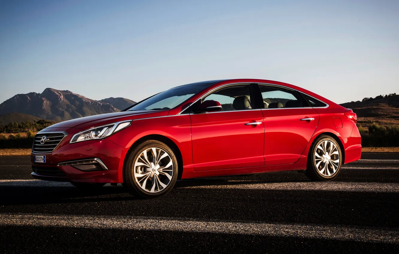 Photo wallpaper Hyundai, AU-spec, 2015, Hyundai, Sonata, Sonata