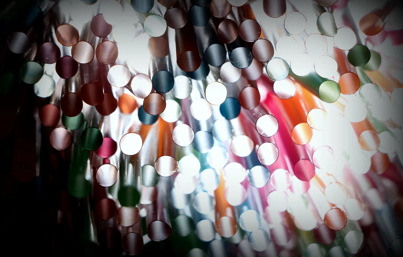 Photo wallpaper macro, background, Drinking Straws