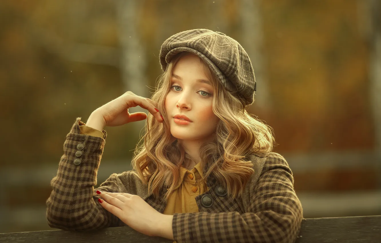 Photo wallpaper look, portrait, Lera, Julia Shchinova