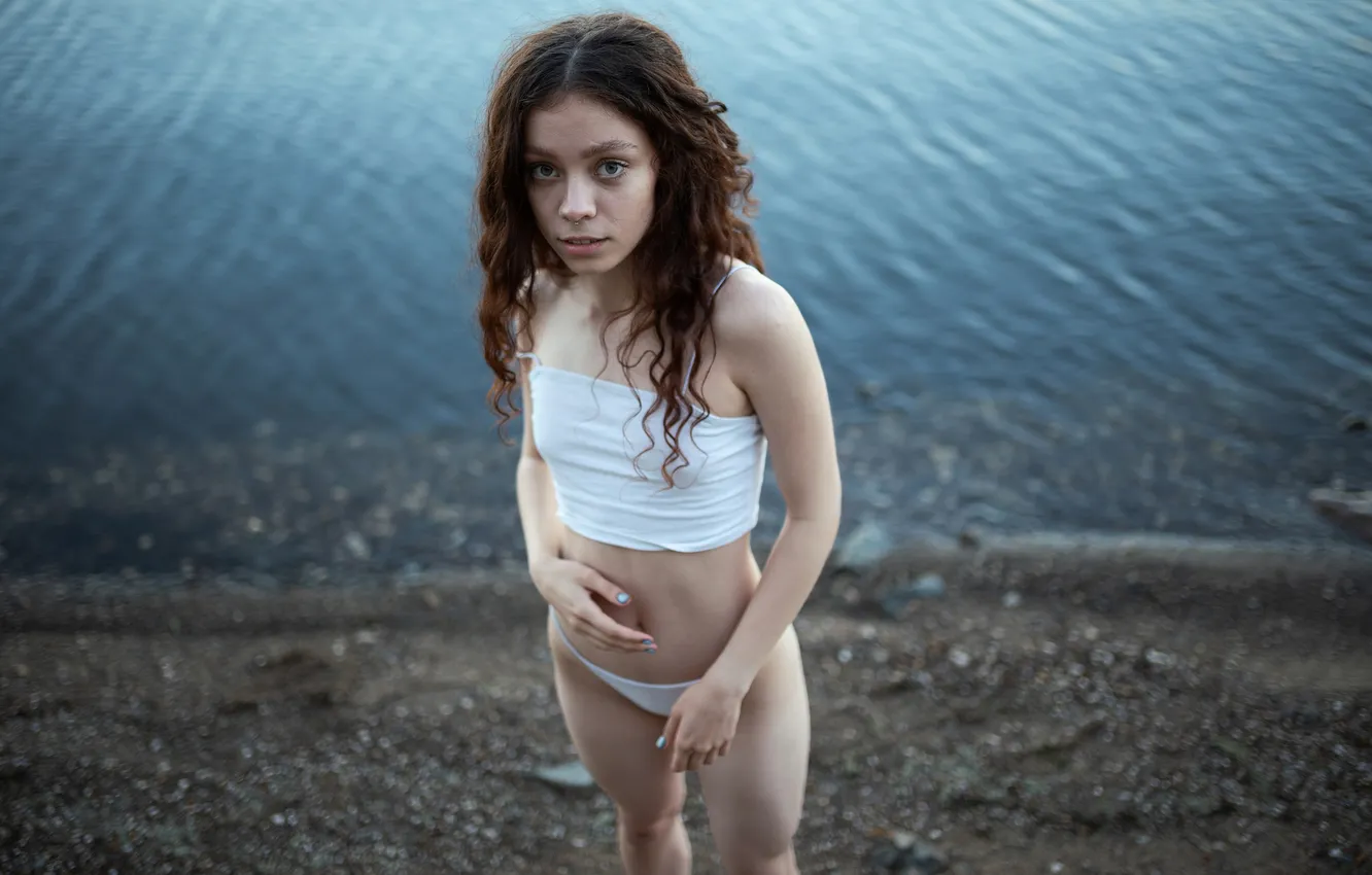 Photo wallpaper model, figure, legs, Eva Baklanova, Ivan Trapeznikov