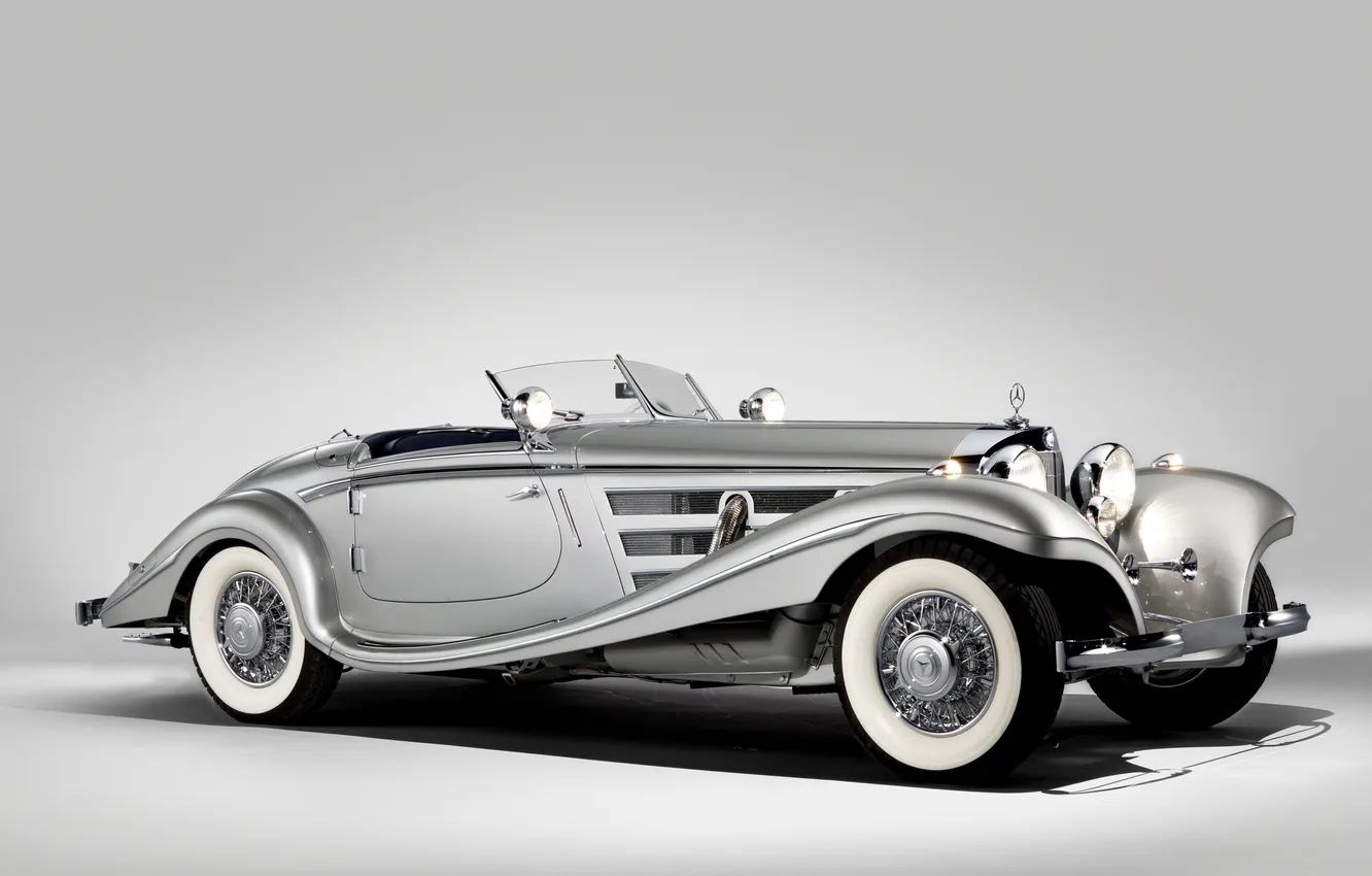 Photo wallpaper machine, Mercedes, 540 K Special Roadster, classic cars
