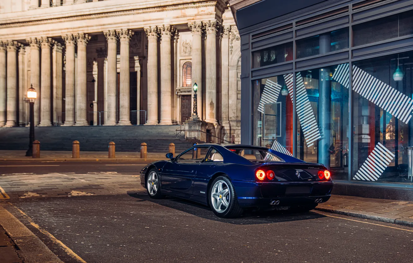 Photo wallpaper Ferrari, F355, sports car, Ferrari F355 Berlinetta