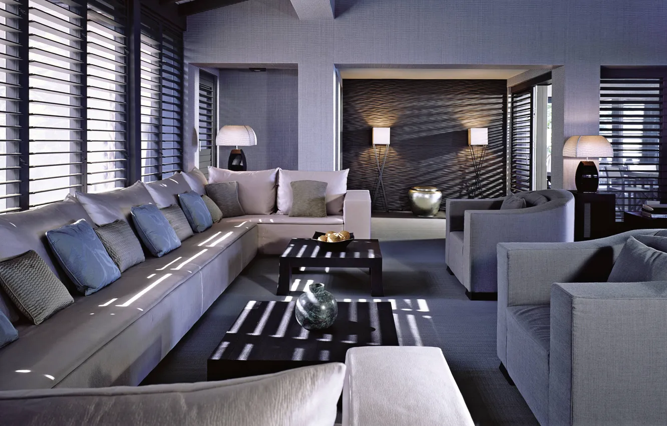 Photo wallpaper design, style, room, interior, living room