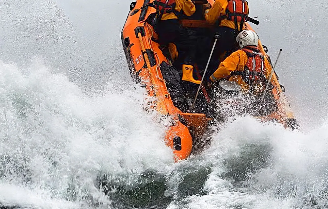 Photo wallpaper race, boat, speed
