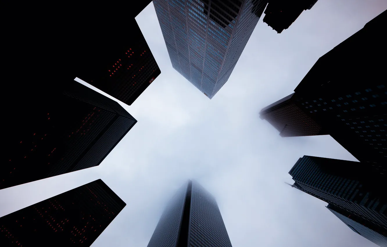 Photo wallpaper the sky, the city, architecture