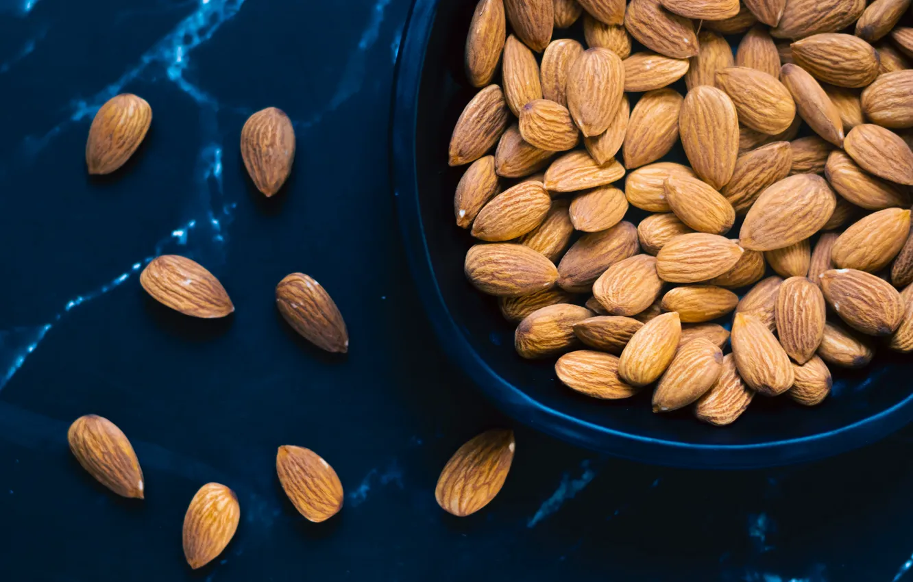 Photo wallpaper food, nuts, almonds