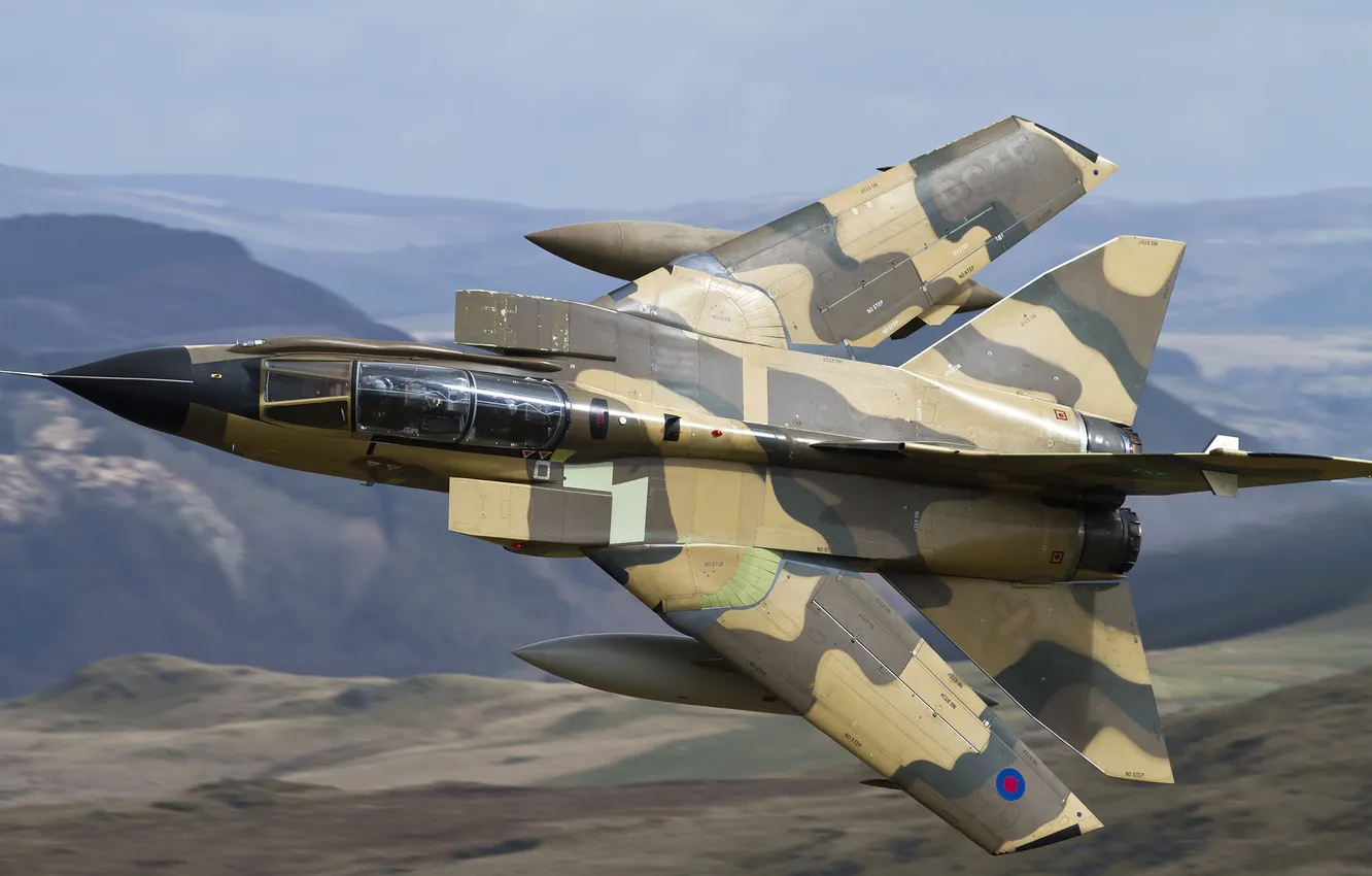 Photo wallpaper flight, fighter, bomber, Panavia Tornado, GR4