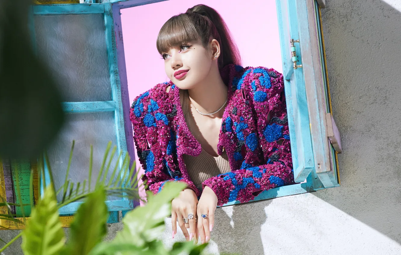 Photo wallpaper Wallpaper for desktop, Kpop, Blackpink, 3840x2160, Lalisa Manoban, Fox Manoban, Lalisa Manoban, Thai singer