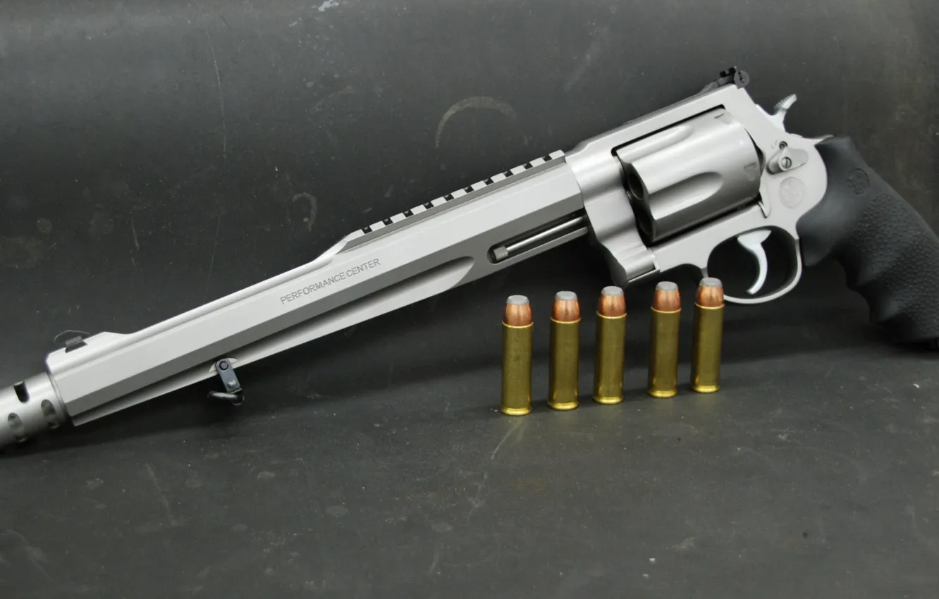 Photo wallpaper weapons, revolver, weapon, revolver, Smith and Wesson, performace center, smith & wesson, .500 magnum
