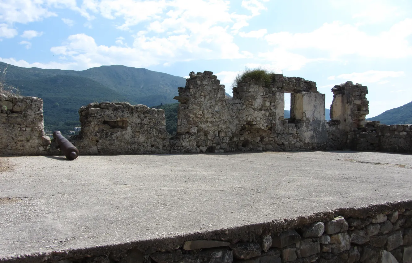 Photo wallpaper Greece, Epirus, Parga, Venetian Castle