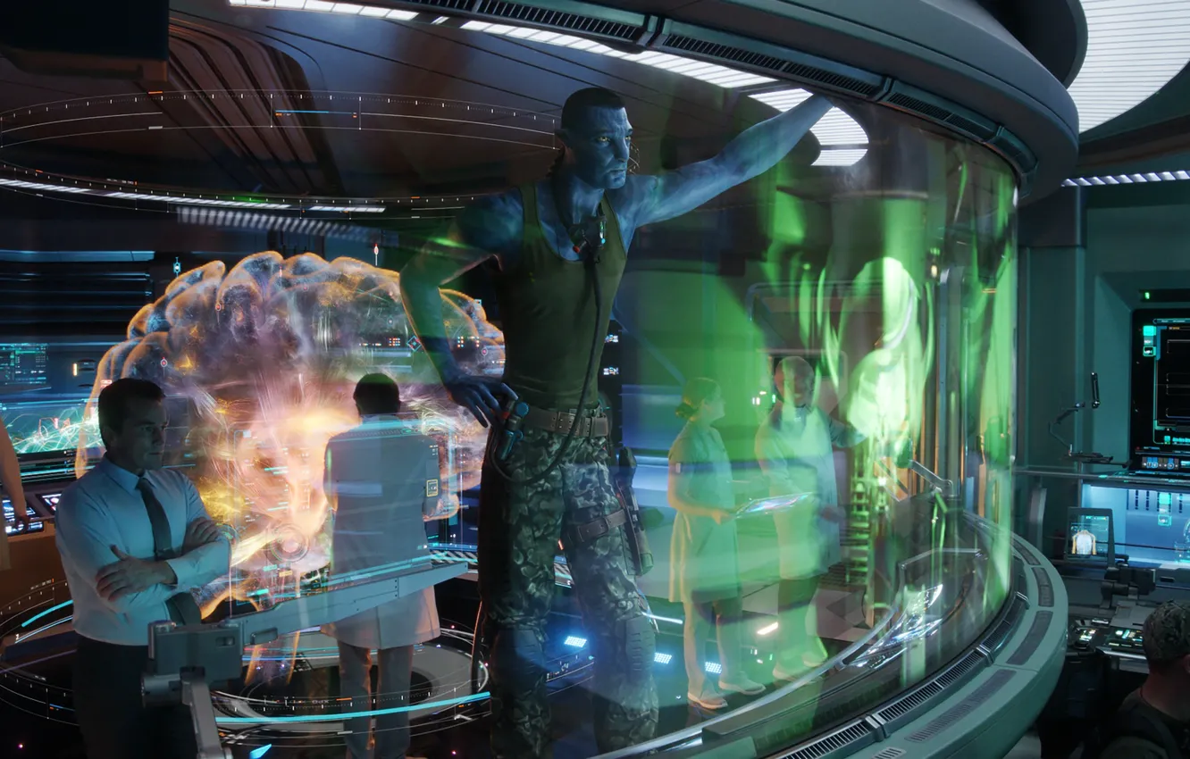 Photo wallpaper Avatar, Stephen Lang, Avatar: The Way of Water, Quaritch