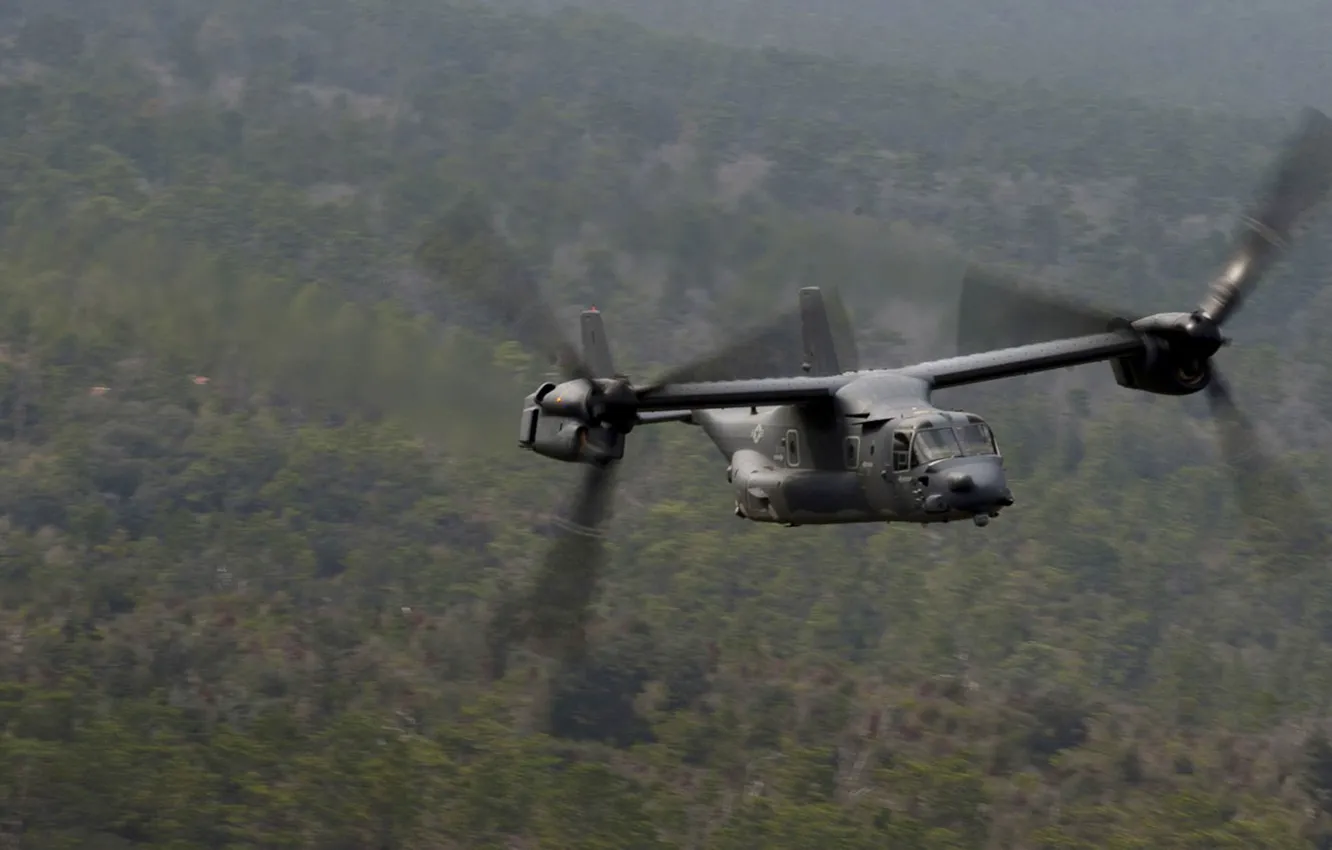 Photo wallpaper USA, Bell, Osprey, V-22, American convertiplane