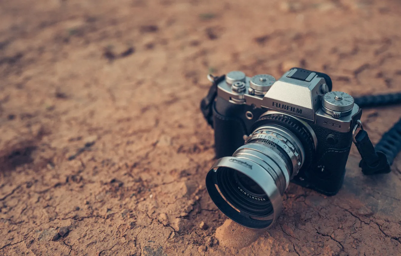 Photo wallpaper the camera, lens, Fujifilm, X-T3
