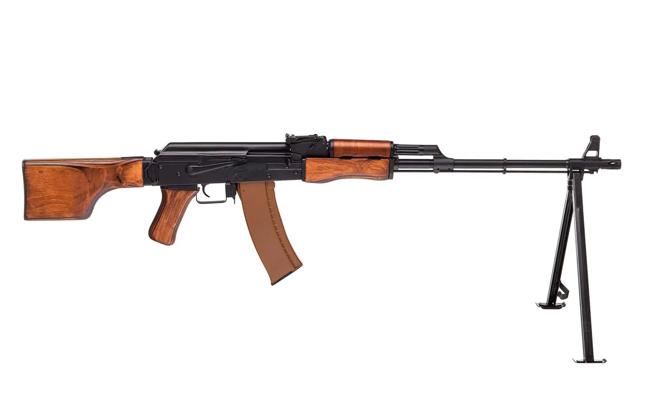 Photo wallpaper weapons, Kalashnikov, machine gun, manual, RPK-74