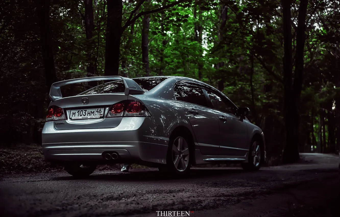 Photo wallpaper machine, auto, photographer, Honda, auto, photography, photographer, Civic