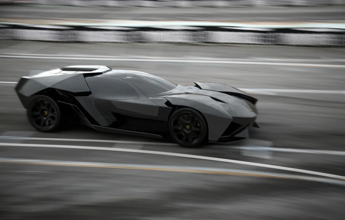 Photo wallpaper lamborghini, render, Ankonian