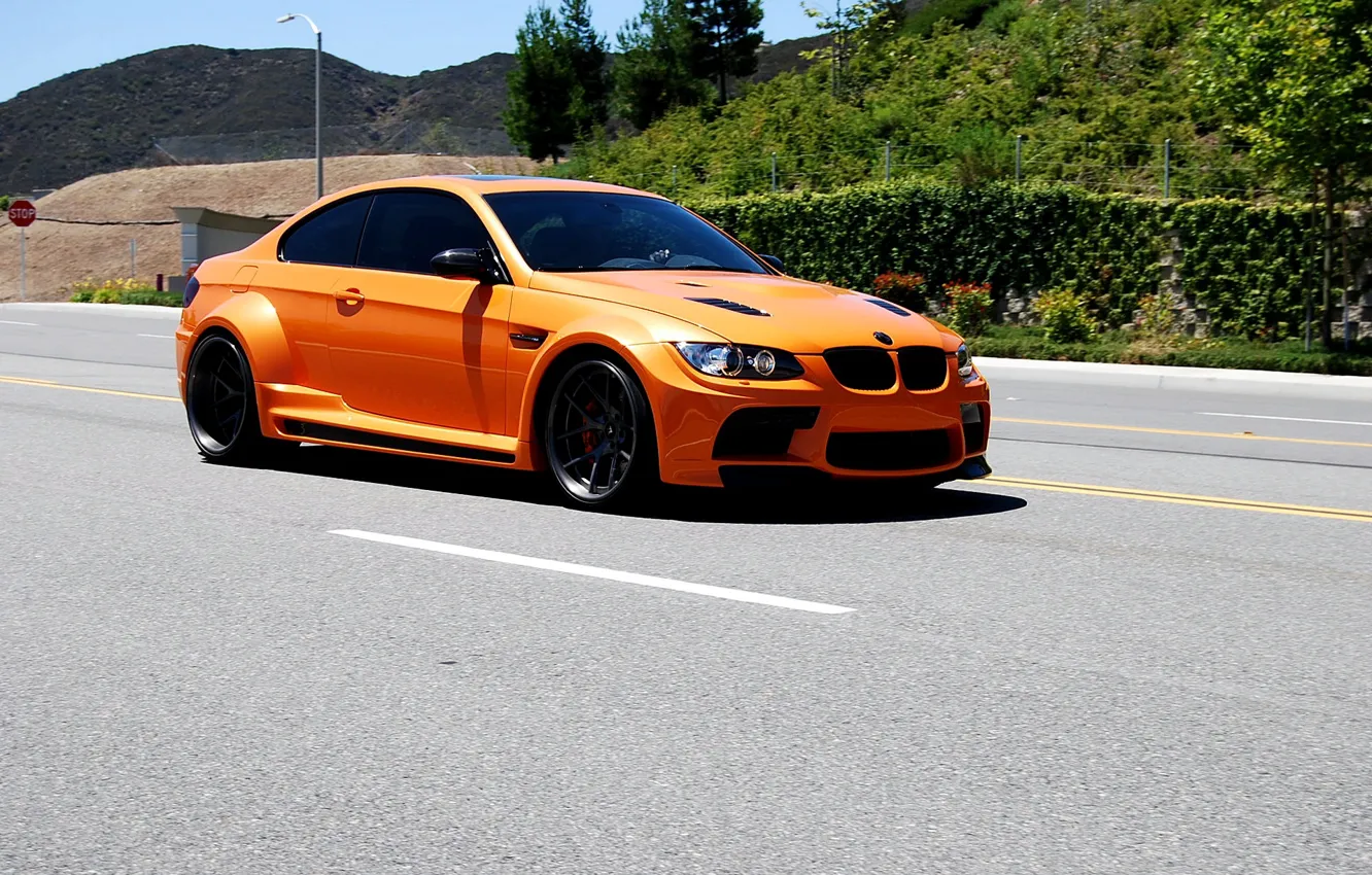 Photo wallpaper STOP, E92, M3