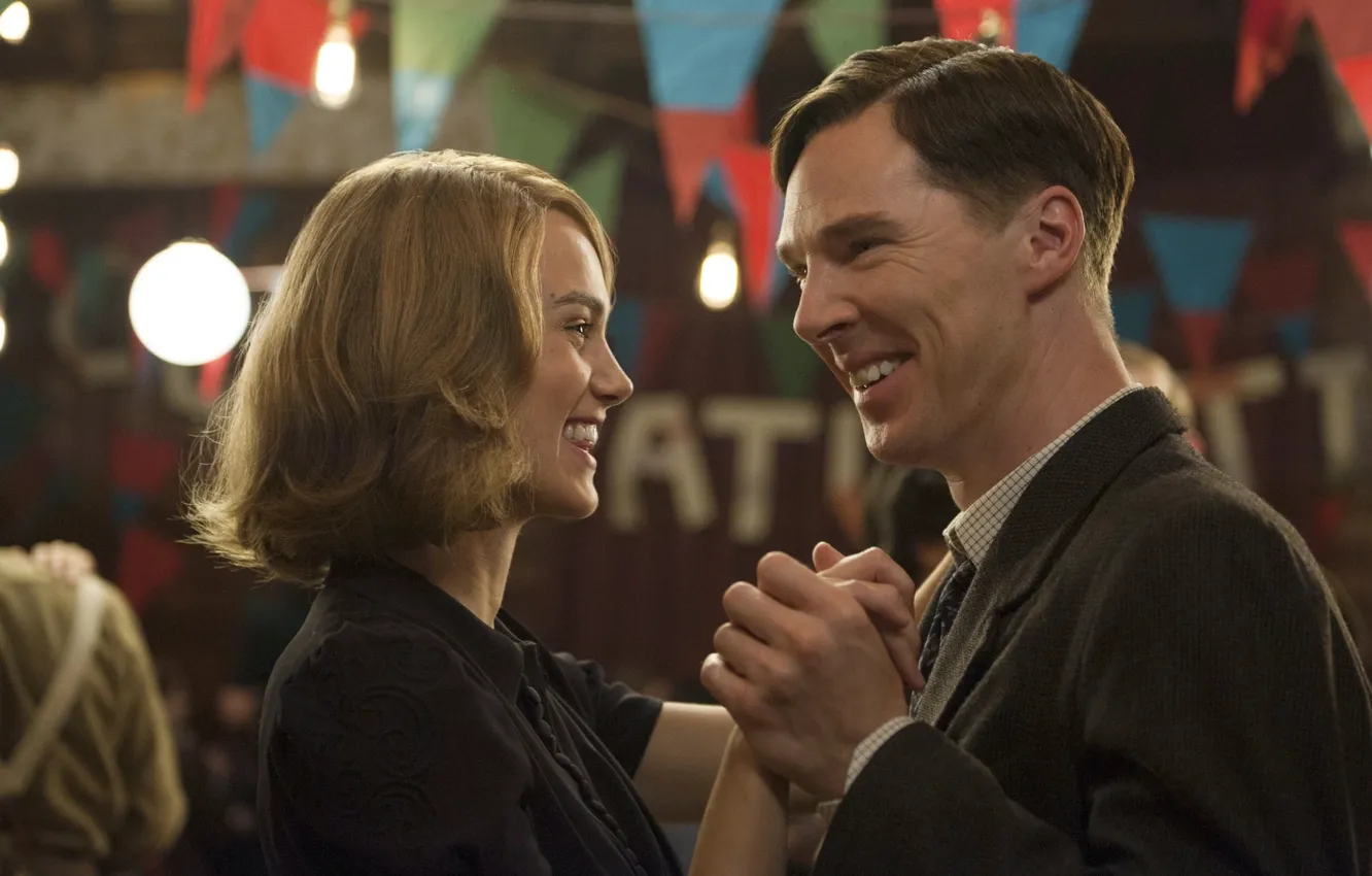 Photo wallpaper dance, pair, Benedict Cumberbatch, Benedict Cumberbatch, 2014, The Imitation Game, The imitation game