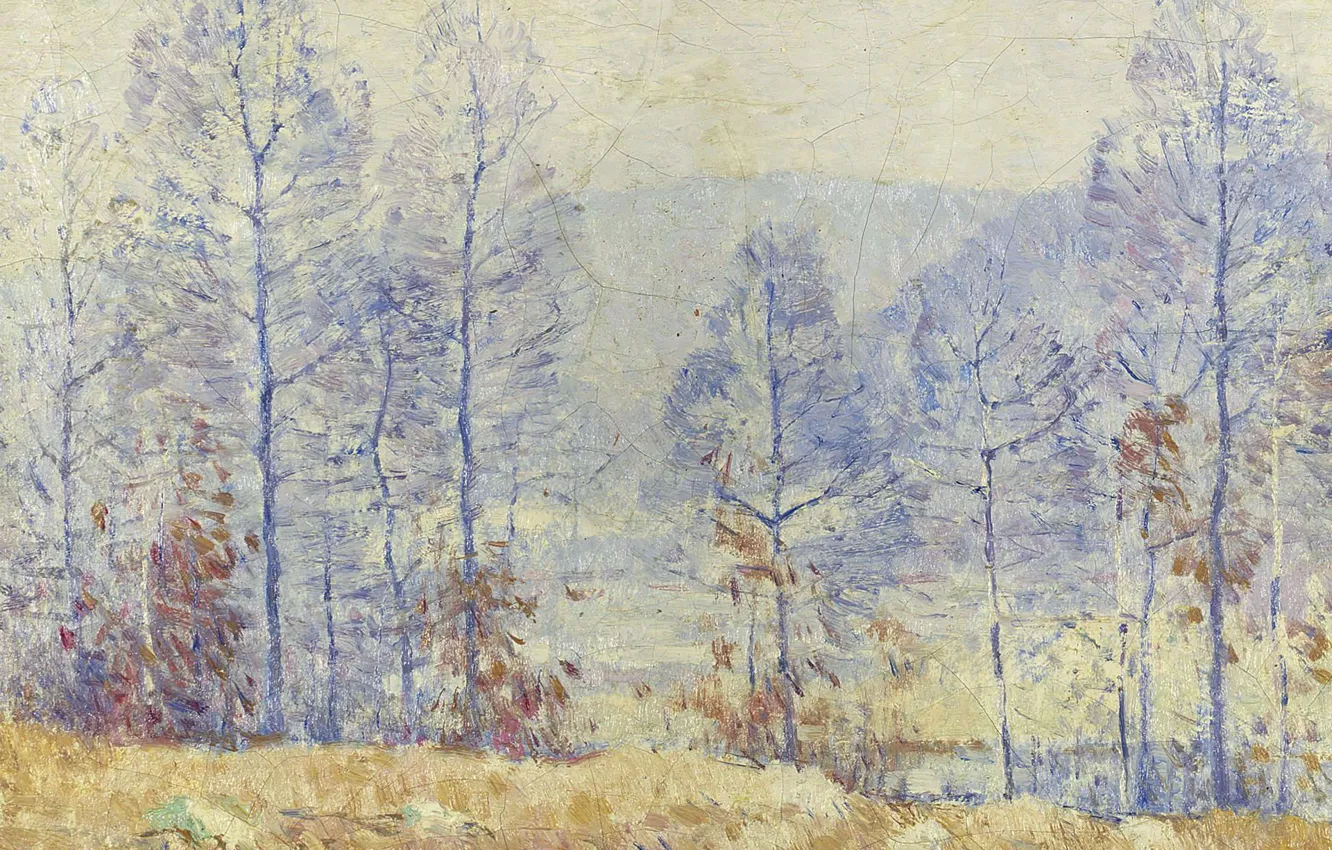 Photo wallpaper landscape, picture, Guy Carleton Wiggins, Guy Wiggins, Frost in the Mountains