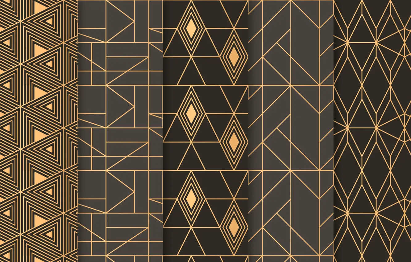 Photo wallpaper abstraction, geometry, ornament