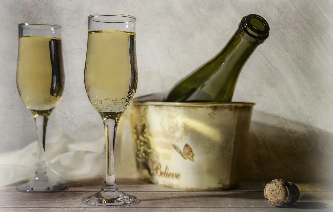 Photo wallpaper style, background, wine, glass