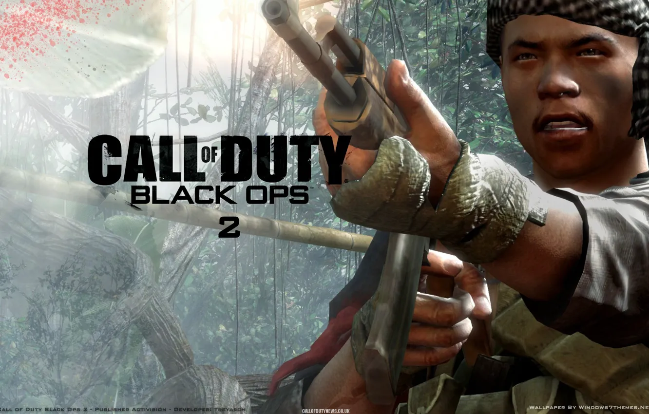 Photo wallpaper Black Ops, asian, call pf duty