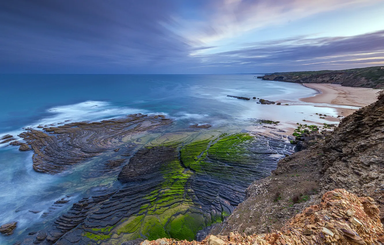 Photo wallpaper sea, nature, shore