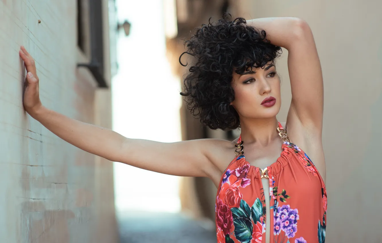 Photo wallpaper girl, pose, Eva Roldan