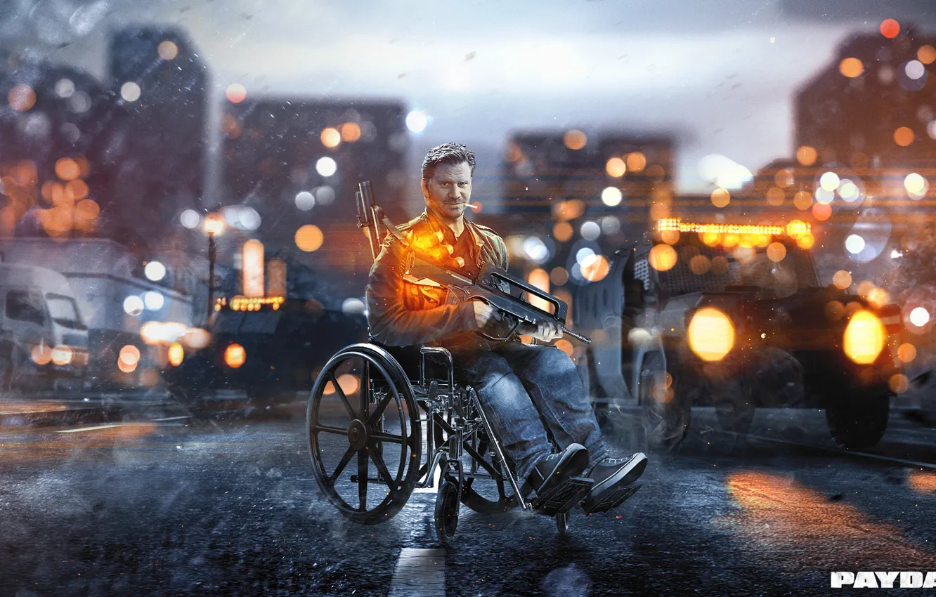 Photo wallpaper fon, gage, Battlefield 4, Overkill Software, PAYDAY 2