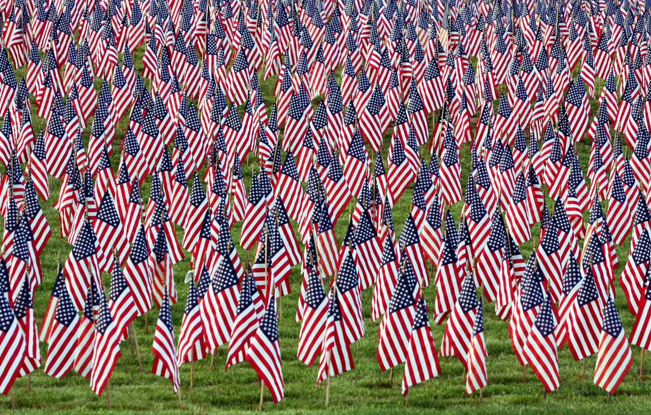 Photo wallpaper field, background, flag