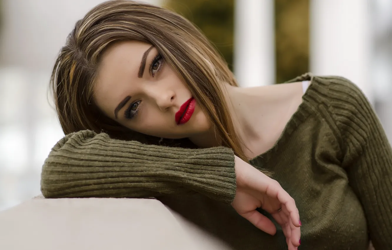 Photo wallpaper look, model, hair, cutie, Aily