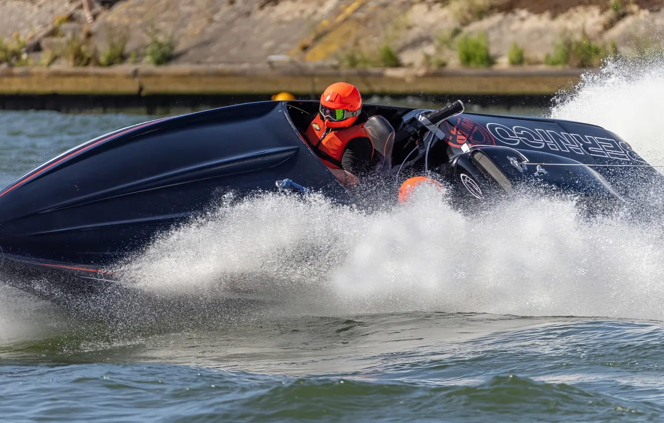 Photo wallpaper race, boat, speed