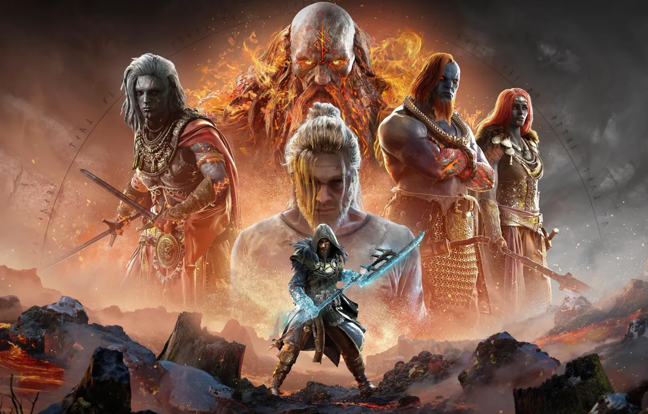 Photo wallpaper one, Assassin's Creed Valhalla, Gungner, Assassin's Creed Valhalla: Dawn of Ragnarok